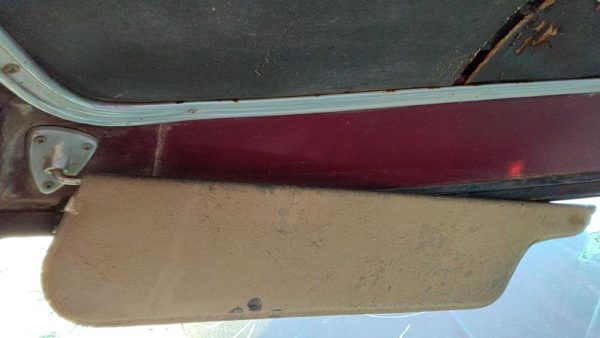 1975-1979 Ford F150 Driver Left Sun Visor Oem Tan — photo 4