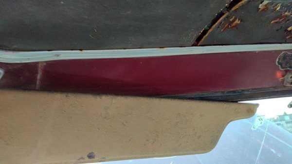 1975-1979 Ford F150 Driver Left Sun Visor Oem Tan — photo 5