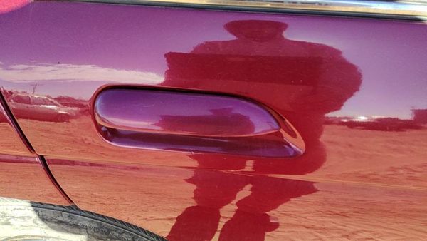 1995-1999 Chevy Lumina Passenger Right Rear Outside Door Handle Oem Back Red — photo 1