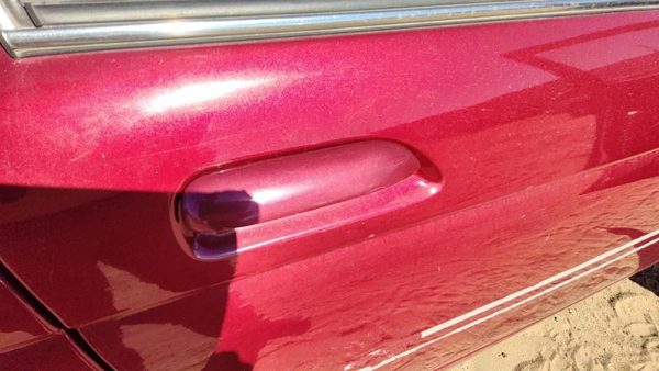 1995-1999 Chevy Lumina Passenger Right Rear Outside Door Handle Oem Back Red — photo 4