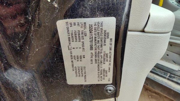 2007 Suzuki Grand Crossmember/cradle/undercarria 3.6L AWD — photo 4