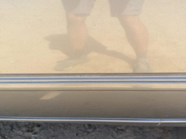 97-99 Camry Driver Left Rear Moulding From Door Back Trim Strip Antique Sage 1B2 — photo 3