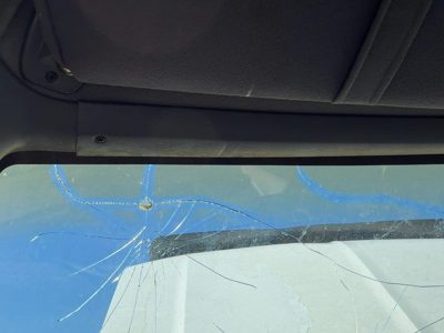 1992 Ford F250 Trim Strip Above Windshield Oem Gray