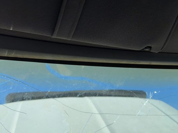 1992 Ford F250 Trim Strip Above Windshield Oem Gray — photo 6