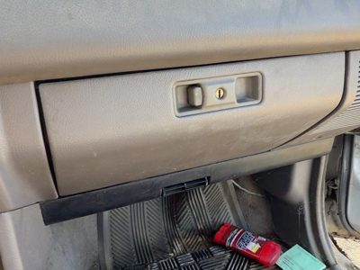 1988-1995 Isuzu Pup Glove Box Assembly Complete Door With Latch Oem Gray