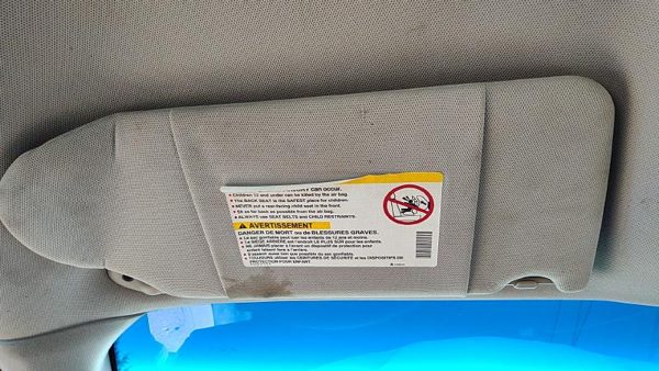 2004 Pontiac Grand Prix Driver Left Sun Visor Oem Pewter 69B 10360289 — photo 1