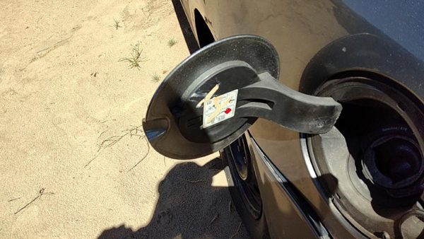 10-12 Ford Fusion Fuel Tank Door With Hinge Gas Lid Oem Filler Sterling Gray Uj — photo 5