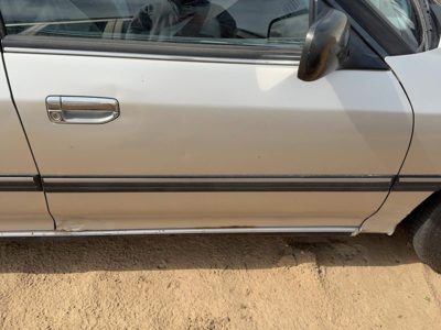 1990 Subaru Legacy Front Door RH Silver