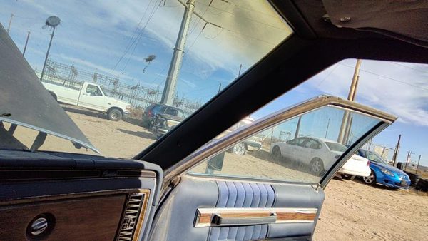 80-84 Deville Sedan Passenger Right A Pillar Trim Windshield Post Panel Oem Blue — photo 1