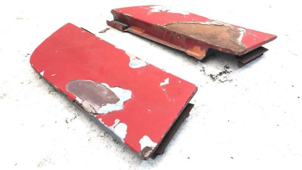 70-73 Nissan Datsun 240Z Driver Passenger Access Cover For Hood Engine Area Red — photo 6