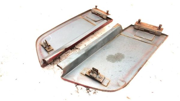 70-73 Nissan Datsun 240Z Driver Passenger Access Cover For Hood Engine Area Red — photo 14