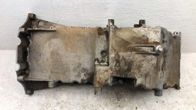 2003-2009 Chevy Trail Blazer Engine Oil Pan With Good Drain Plug Oem 4.2L