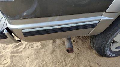 96-99 Chevy Suburban Passenger Right Rear Moulding On Quarter Panel Oem