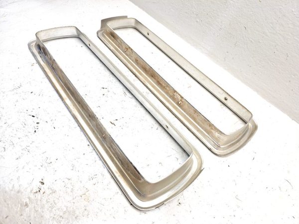 1964 Ford Thunderbird Coupe Pair Chrome Tail Light Trim Bezel Surround Oem — photo 8