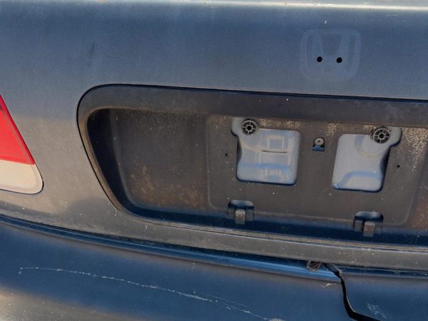 1996-2000 Honda Civic License Plate Trim Surround Panel Oem Tail Trunk Finish — photo 2