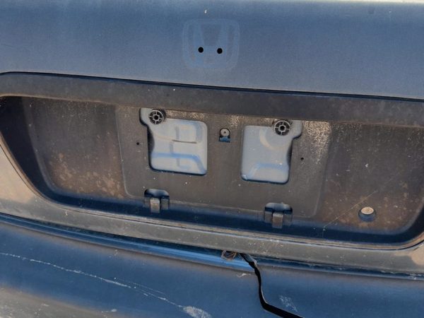 1996-2000 Honda Civic License Plate Trim Surround Panel Oem Tail Trunk Finish — photo 5