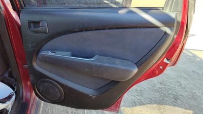 03-06 Outlander Passenger Right Rear Door Trim Panel With Switches Back Black