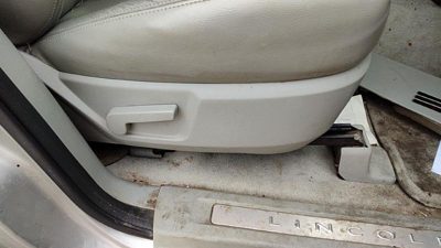 2003 Lincoln Aviator Passenger Right Side Seat Trim Panel Oem Gray Bl