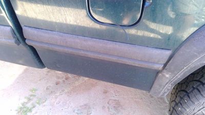 92-94 Dodge Dakota Driver Left Front Quarter Moulding From Box Oem Trim Strip