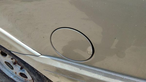 1998-2017 Lincoln Navigator Fuel Tank Door With Hinge Gas Lid Oem Filler Gold Bi — photo 4