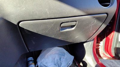 03-06 Mitsubishi Outlander Glove Box Assembly Complete Door With Latch Oem Black