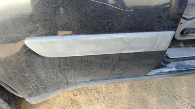 02-05 Trail Blazer Passenger Right Rear Moulding From Door Back Trim Strip Black