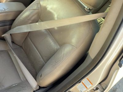 2001 Lincoln LS Driver Left Front Seat Belt Retractor OEM Shoulder Tan 4H