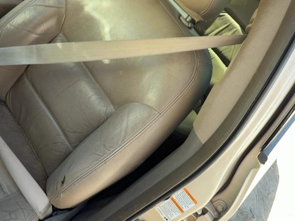 2001 Lincoln LS Driver Left Front Seat Belt Retractor OEM Shoulder Tan 4H — photo 2
