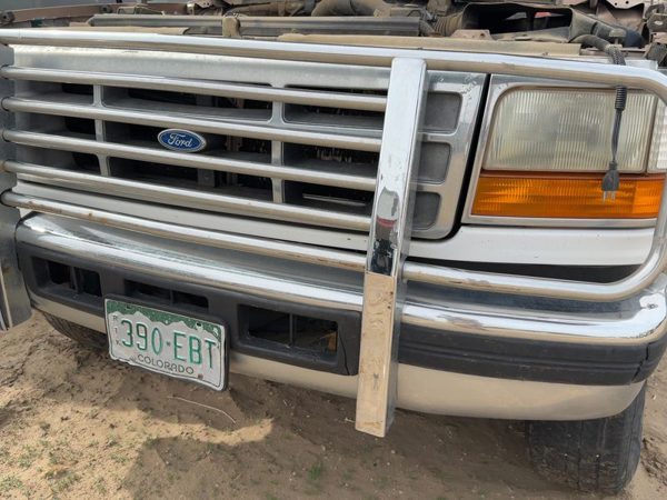 1993-1997 Ford F250 Front Bumper With Brackets Assembly Oem Ftf250 — photo 3