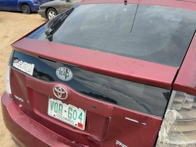 04-09 Toyota Prius Rear Spoiler Back Wing Oem Without Raised Fin Salsa Red 3Q3