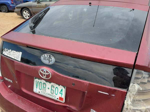 04-09 Toyota Prius Rear Spoiler Back Wing Oem Without Raised Fin Salsa Red 3Q3 — photo 2