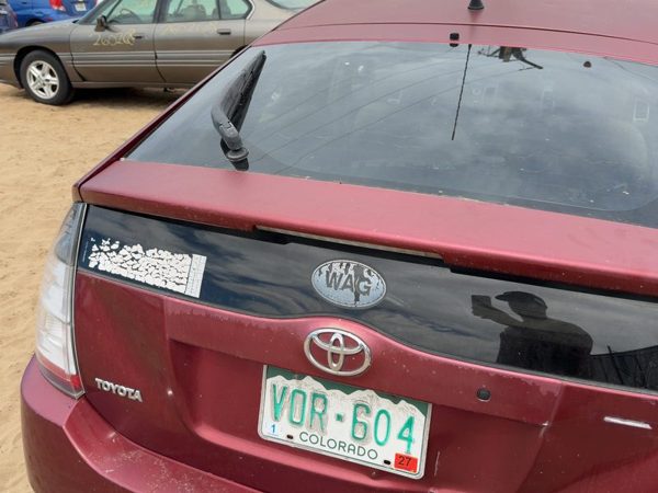 04-09 Toyota Prius Rear Spoiler Back Wing Oem Without Raised Fin Salsa Red 3Q3 — photo 3