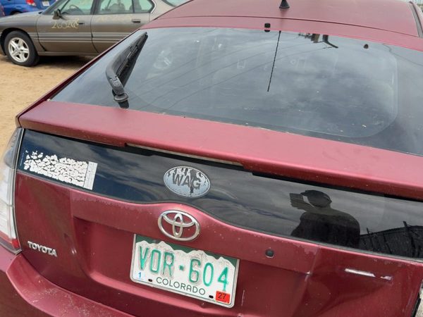 04-09 Toyota Prius Rear Spoiler Back Wing Oem Without Raised Fin Salsa Red 3Q3 — photo 4