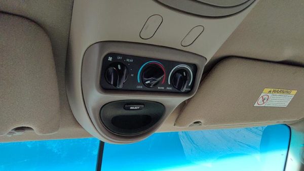 00-02 Expedition Center Overhead Console Oem Dome Light Map Lamp Cubby Tan Fh — photo 2