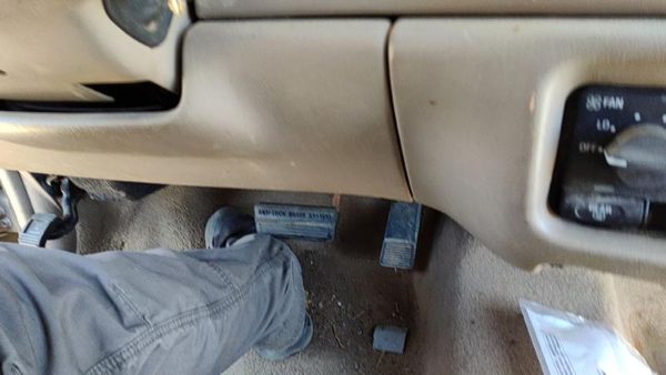 97-04 Century Lower Dash Under Column Knee Bolster Trim Panel Oem Taupe 52B — photo 3