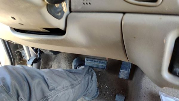 97-04 Century Lower Dash Under Column Knee Bolster Trim Panel Oem Taupe 52B — photo 4
