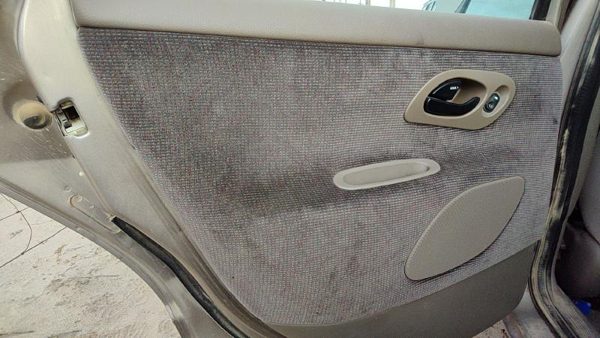95-97 Ford Contour Driver Left Rear Door Trim Panel With Switches Back Ul Tan — photo 5
