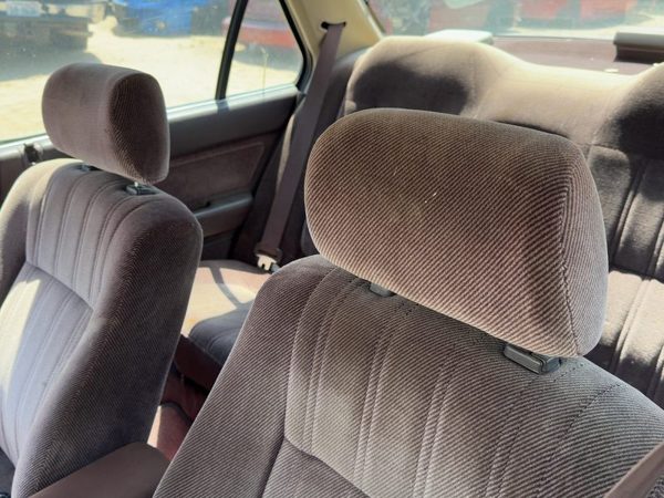 1986-1989 Honda Accord Lx Pair Of Front Headrests Oem Left Right Set Seat Maroon — photo 3