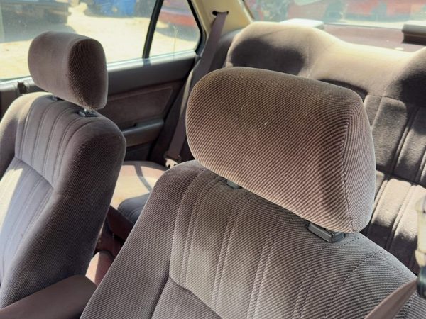 1986-1989 Honda Accord Lx Pair Of Front Headrests Oem Left Right Set Seat Maroon — photo 2