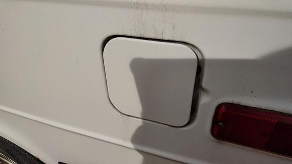 1992-1996 Gmc Van 3500 Fuel Tank Door With Hinge Gas Lid Oem Filler White — photo 3