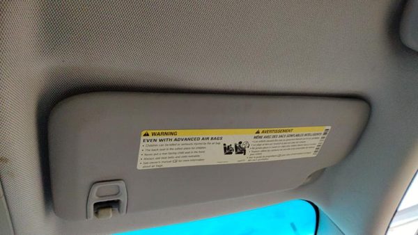 2011 RH Passenger Right Sun Visor OEM Black Afb — photo 1