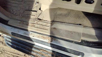 07-10 Lincoln Navigator Driver Left Lower Sill Step Moulding Trim Panel Oem Tan