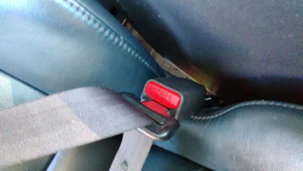 09-15 Honda Pilot Passenger Right Front Seat Belt Buckle Receiver Gray/Blue Gr — photo 4