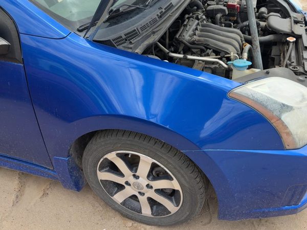 2007-2012 Nissan Sentra Passenger Right Front Fender Oem 2.0L Blue B17 — photo 1