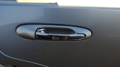 2003-2011 Lincoln Town Car Passenger Right Rear Outside Door Handle Back Silver