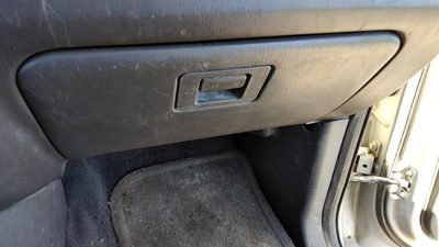 2001-2002 Ford Explorer Glove Box Assembly Complete Door With Latch Oem Gray