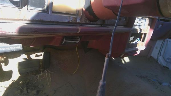 78-87 Buick Regal Lower Dash Under Column Knee Bolster Trim Panel Oem Red — photo 2