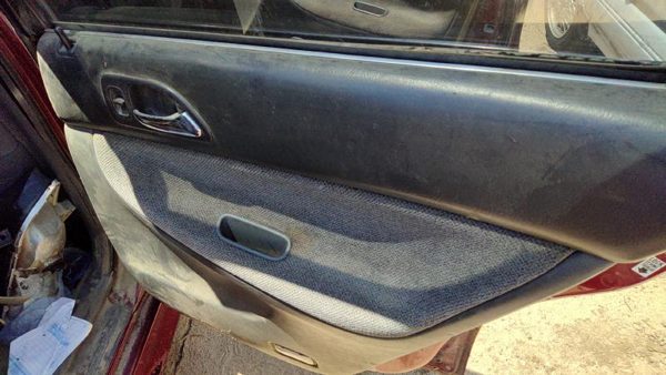 94 95 Honda Accord Passenger Right Rear Door Trim Panel With Switches Back Gray — photo 3
