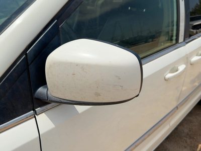 11-16 Town & Country Driver Left Power Side Mirror Door Mounted Oem White Pw1