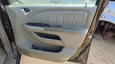 2005-2007 Honda Odyssey Passenger Right Front Door Trim Panel With Switches Gray
